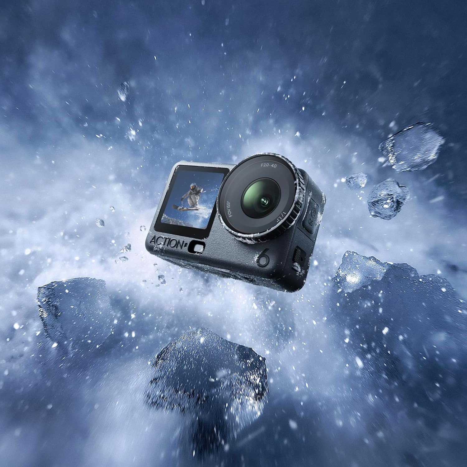 DJI Osmo Action 6 Standard Combo, Action Camera with 1/1.1″ Square Sensor, Variable Aperture of f/2.0–f/4.0, Cold-Resistant, 4hrs Battery, Action Camera 8K Ideal for Quick Capture of Exciting Moments - Image 11
