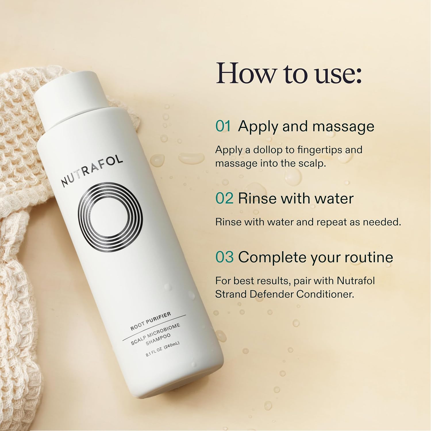 Nutrafol Shampoo, Cleanse and Hydrate Hair and Scalp, Improves Hair Volume, Strength and Texture, Physician-formulated for Thinning Hair, Color Safe, Sulfate Free - Image 9