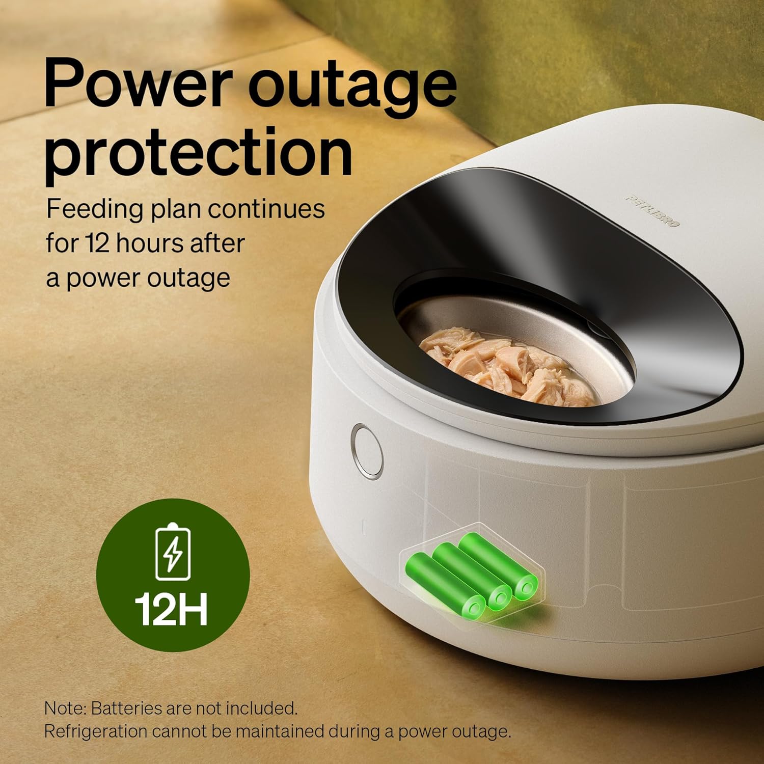 PETLIBRO Automatic Cat Feeder Wet Food with Stainless Steel Bowl, Refrigerated Auto Cat Feeder with Semiconductor Cooling, 3 Fresh Meals for 3 Days, App-Controlled Pet Food Dispenser, Easy to Clean - Image 8