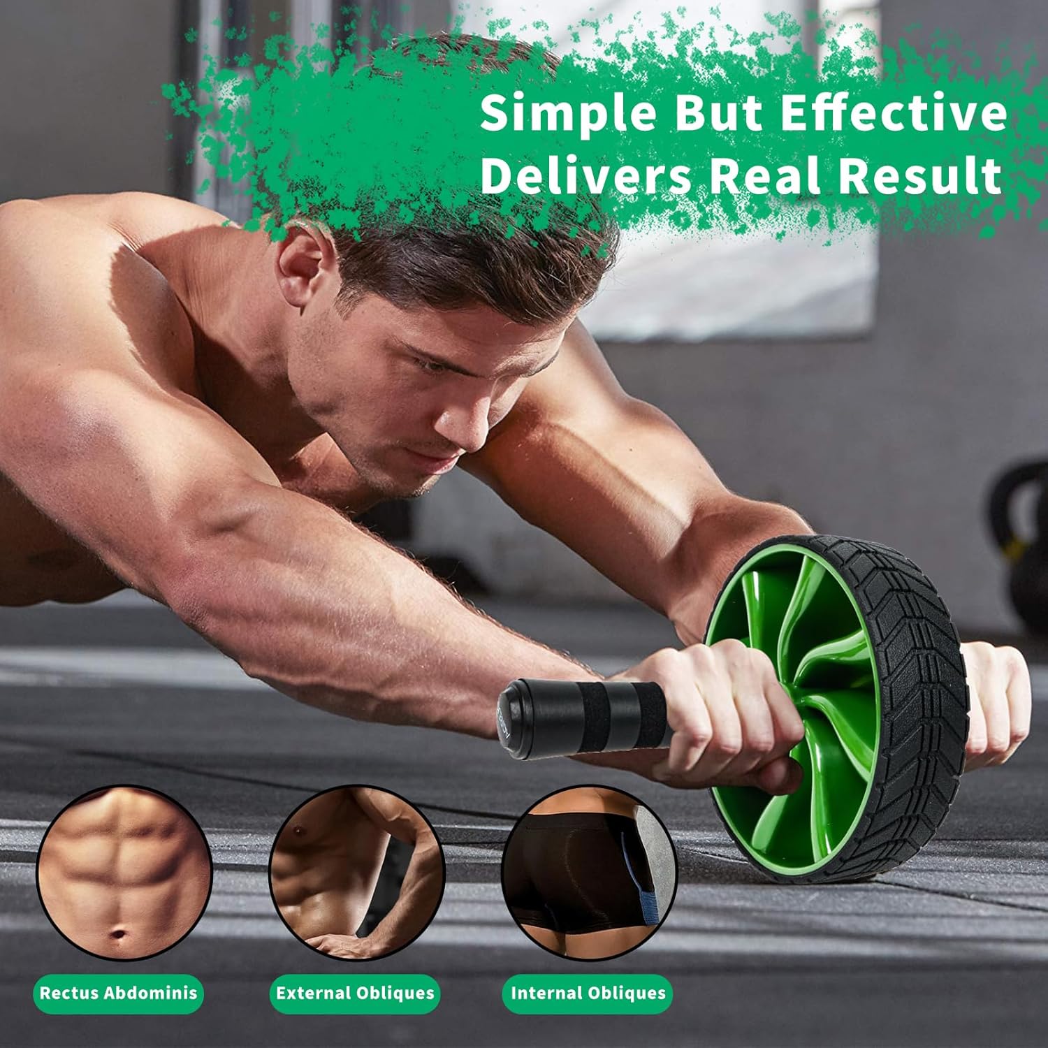 Ab Roller Wheel - AGREJO Ab Workout Equipment for Abdominal & Core Strength Training, Home Gym Fitness Equipment, Exercise Wheel for Men Women - Image 5