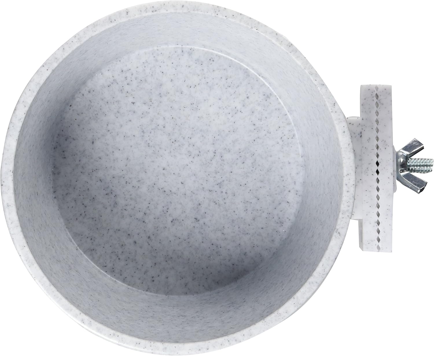 Lixit Quick Lock Removable Cage Bowls for Rabbits, Guinea Pigs, Gerbils, Ferrets, Dogs, Cats, Birds, and Other Small Animals - Made in USA (Gray, 20 Ounce) - Image 2