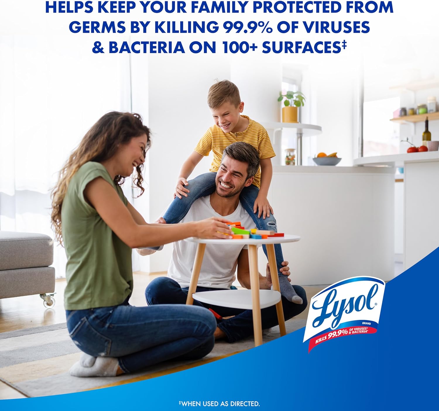 Lysol Disinfectant Wipes Bundle, Dorm Room Essentials, Multi-Surface Cleaning Wipes, For Disinfecting & Cleaning, Lemon & Lime Blossom, Crisp Linen, Mango & Hibiscus, 3x80 ct - Image 9