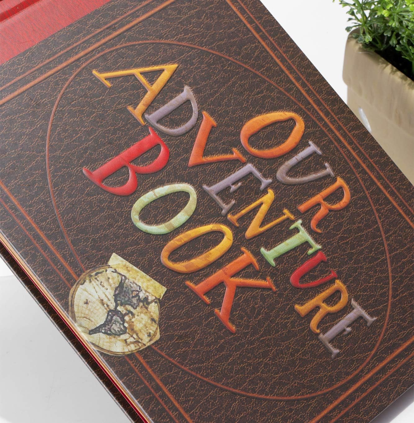 Scrapbook Photo Album,Our Adventure Book, Embossed Words Hard Cover Movie Up Travel Scrapbook for Anniversary, Wedding, Travelling, Baby Shower, etc (Adventure Book) - Image 3