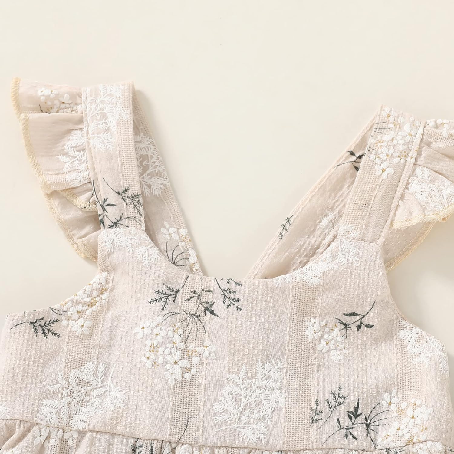 Kids Toddler Baby Girls Rainbow Dress Princess Sleeveless Beach Butterfly Sundress - Image 4