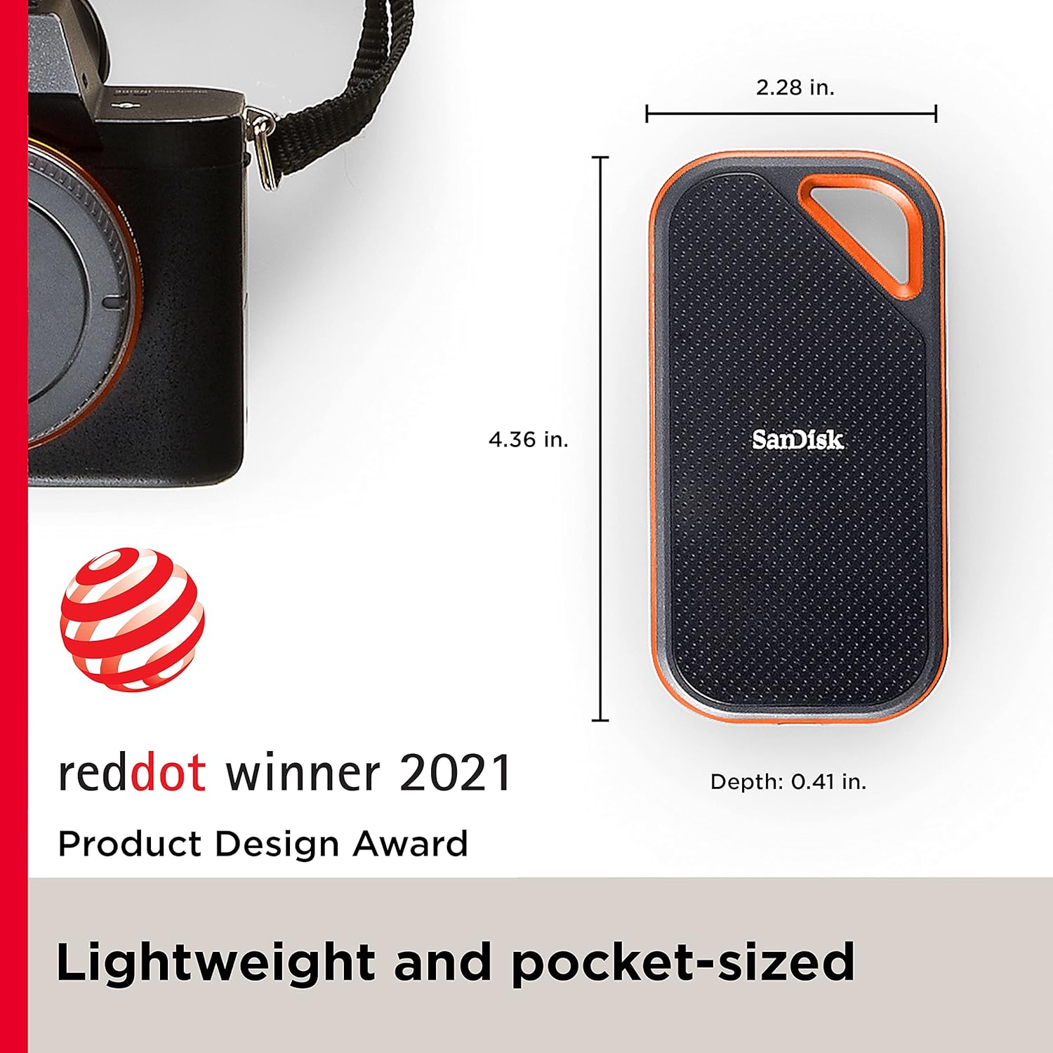 SanDisk 4TB Extreme PRO Portable SSD - Up to 2000MB/s - USB-C, USB 3.2 Gen 2x2, IP65 Water and Dust Resistance, Updated Firmware - External Solid State Drive - SDSSDE81-4T00-G25 - Image 3