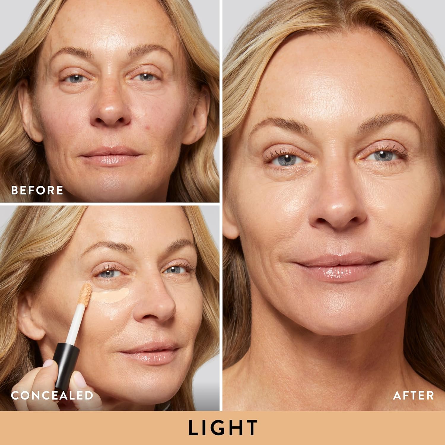 LAURA GELLER NEW YORK The Ideal Fix Concealer - Light - Buildable Medium to Full Coverage Liquid Concealer - Covers Under Eye Dark Circles & Blemishes - Long-Lasting - Image 2
