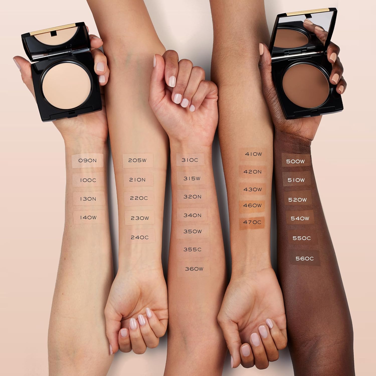 Lancôme Dual Finish Powder Foundation - Natural Finish, Sheer-to-Full Coverage, Longwear Powder Foundation, Controls Shine - Image 4