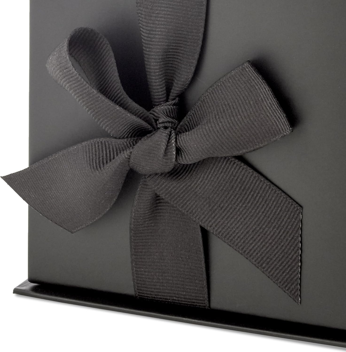 Hallmark Small Gift Box with Bow and Shredded Paper Fill (Black 4 inch Gift Box) for Weddings, Graduations, Birthdays, Father's Day, Groomsmen Gifts, All Occasion - Image 6
