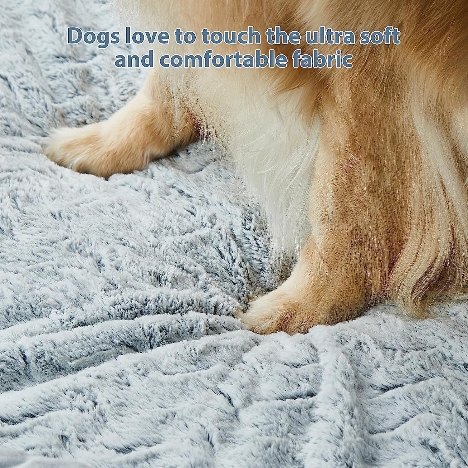 WNPETHOME XL Extra Large Dog Bed, Washable Dog Couch with Removable Waterproof Cover, Orthopedic Large Pet Sofa Bed with Bolster Sides for Sleeping - Image 8