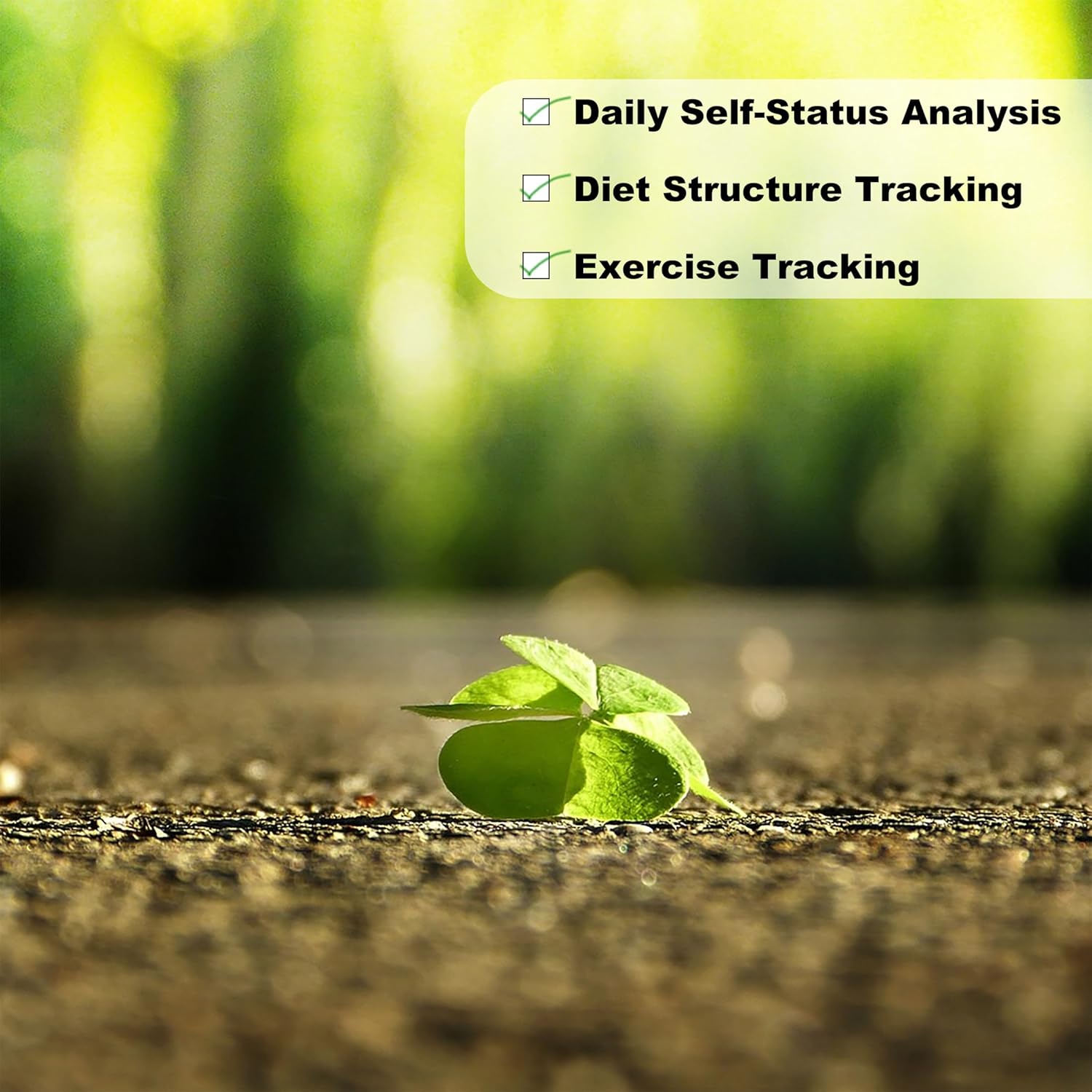 Wellness Planner & Fitness Log - Daily Diet & Health Journal with Weight Loss, Wellness Journal Notebook for Tracking Fitness, Sleep, Nutrition, Meal, Habits, A5(5.8 x 8.6 inch) (Black Golden) - Image 5