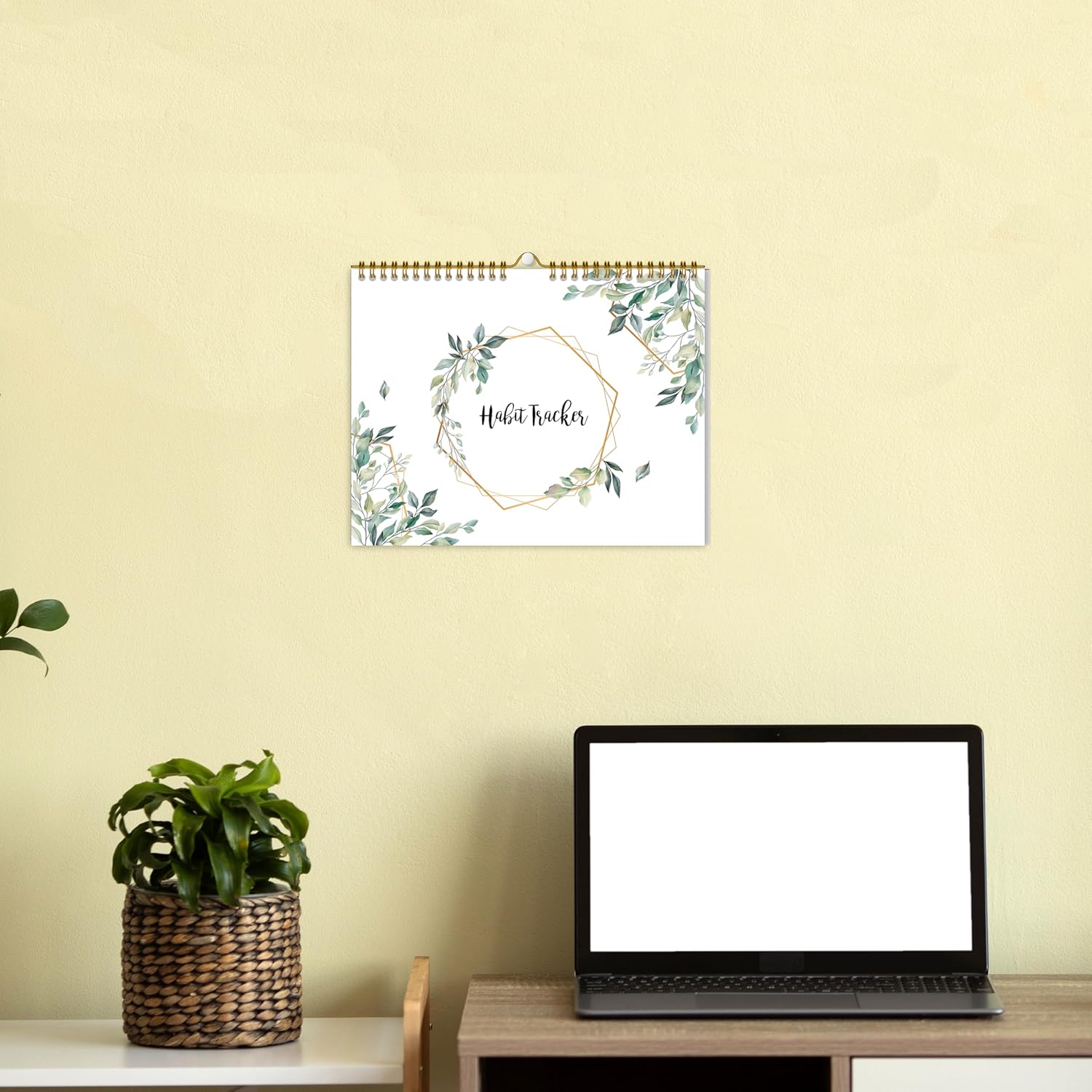 Habit Tracker Calendar,12 Monthly Habit Tracker Journal with Spiral Binding,Undated Weekly Monthly Planner to Boost Productivity&Self Improvement, 8"x10"(Green) - Image 7