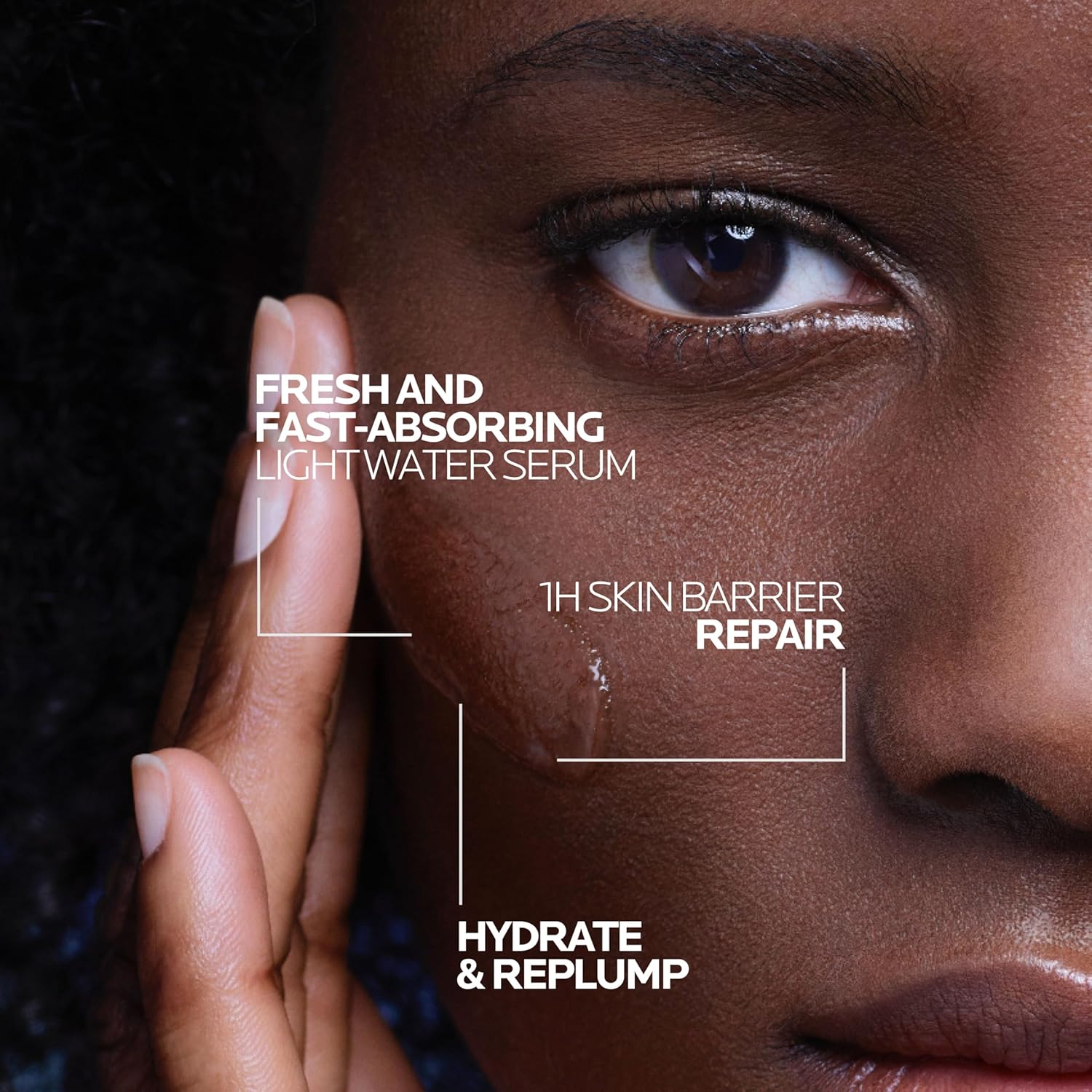 La Roche-Posay Hyalu B5 Pure Hyaluronic Acid Serum for Face, Vitamin B5 + Hyaluronic Acid + Madecassoside, Hydrating Serum Visibly Plumps Skin, Sensitive Skin Safe, Anti Aging, Oil-Free - Image 4