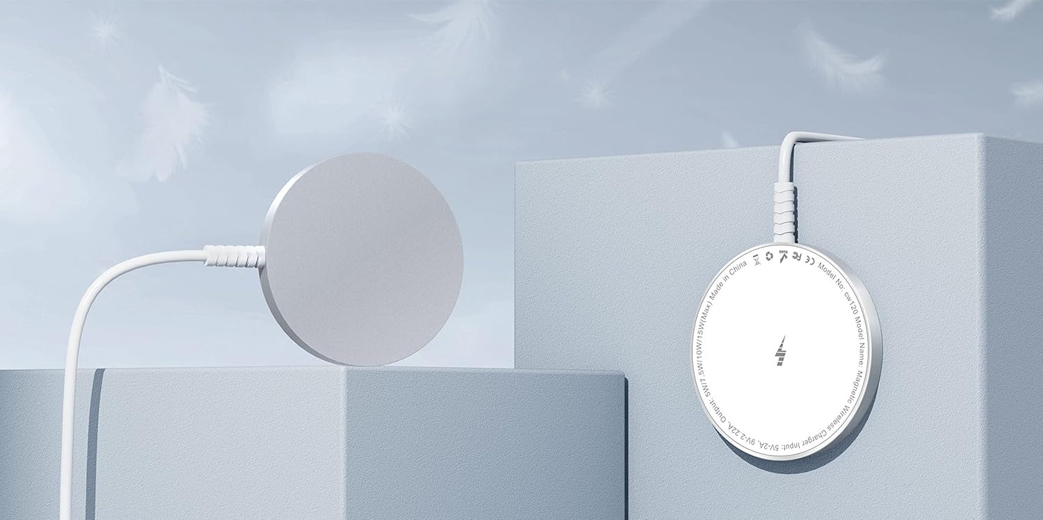 for MagSafe Charger: Magnetic Wireless Charging Pad for iPhone 17 16 15 14 13 12 Series & AirPods 4-2 Pro, Strong Magnet, Aluminum Alloy, USB-C/A Ports, Ultra-Thin & Portable, Ideal for Desk & Bedside - Image 9
