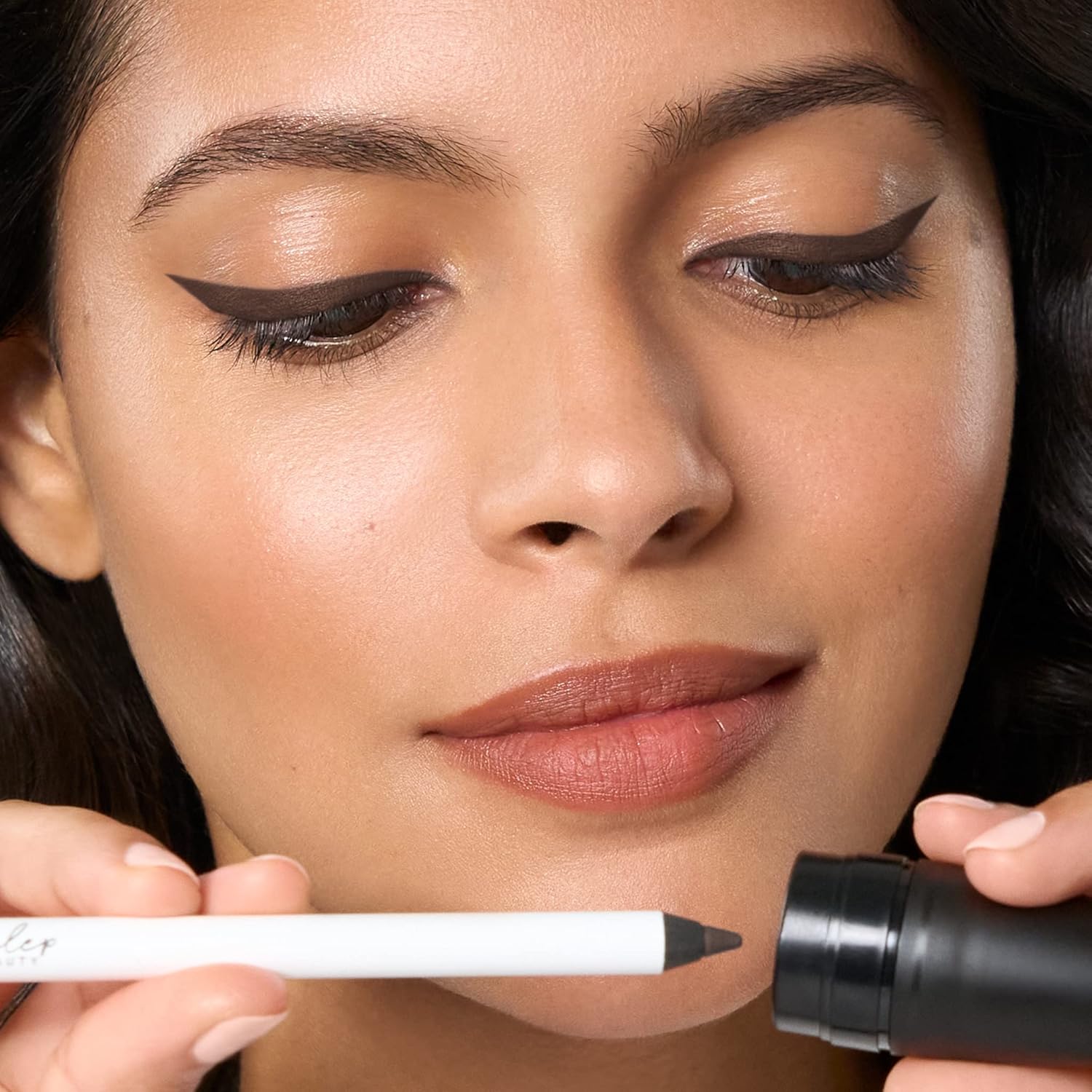 Julep Makeup Pencil Sharpener (Torpedo) + When Pencil Met Gel Sharpenable Multi-Use Longwear Eyeliner, Rich Brown - Image 4
