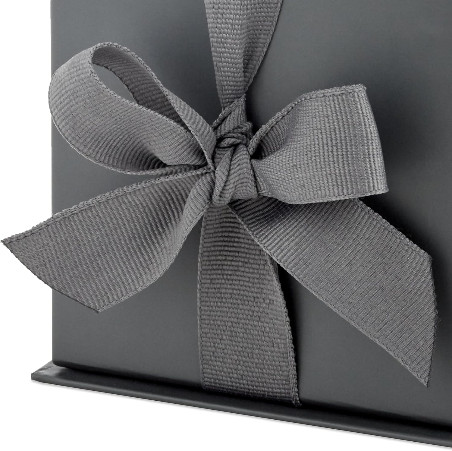Hallmark Small Gift Box with Bow and Shredded Paper Fill (Gray 4 inch Gift Box) for Weddings, Graduations, Birthdays, Father's Day, Groomsmen Gifts, All Occasion - Image 6