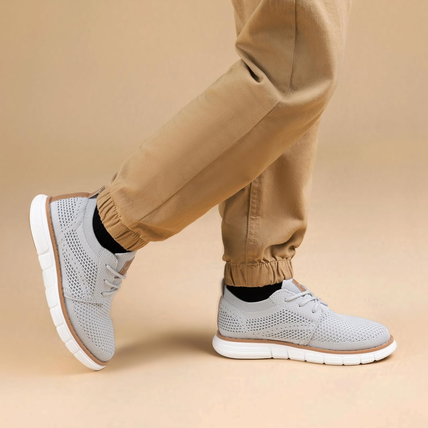 Bruno Marc Boy's Mesh Sneakers Oxfords Casual Dress Lace-Up Lightweight Walking Shoes - Image 2