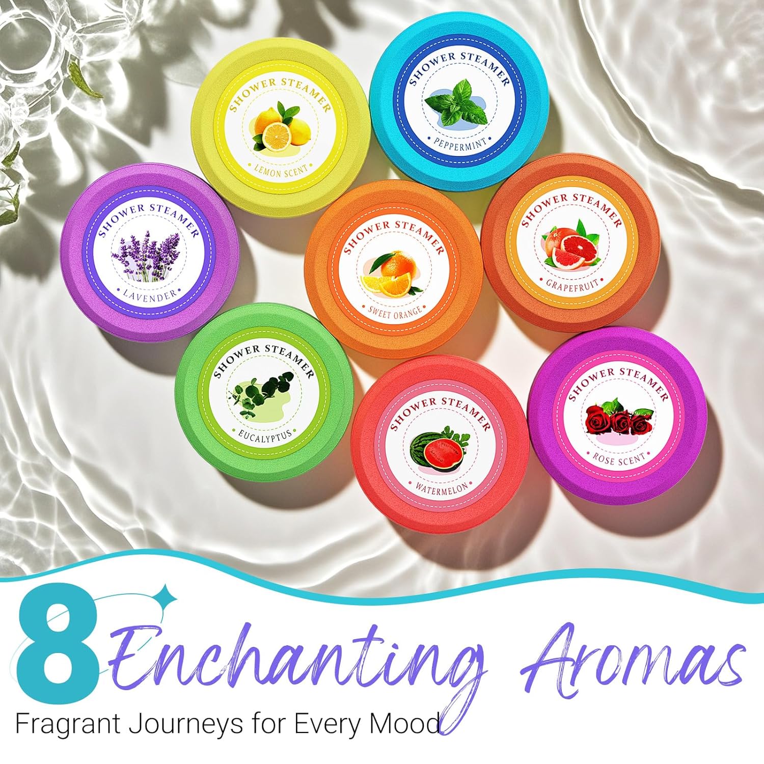 Shower Steamers Aromatherapy - sanyi Birthday Gifts for Women, Teens Easter Basket Stuffers for Adults Girls, Shower Bombs with Natural Essential Oils Self Care - Image 9