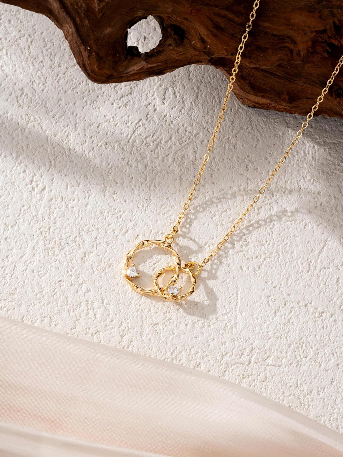 Baydurcan Dainty Gold Necklace for women - 14K Gold Plated Pendant Necklaces Gifts for Friends Sister Mother, Birthday, Christmas, Graduation, Inspirational Gifts - Image 3