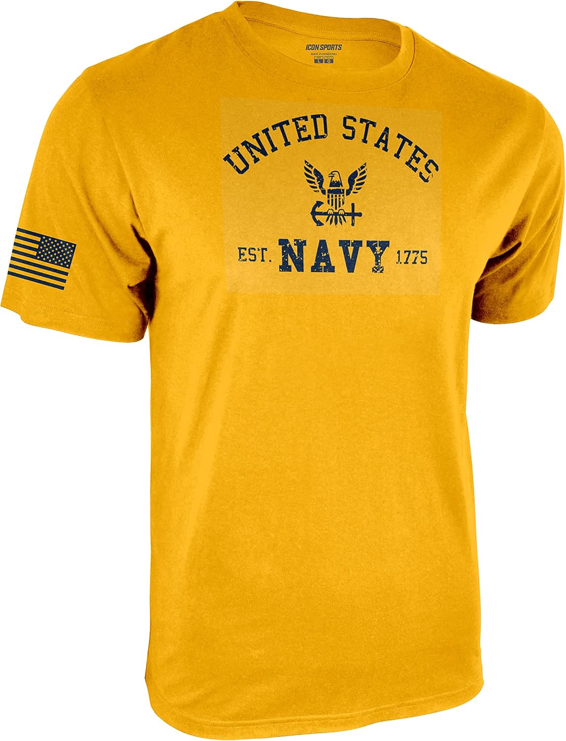 Icon Sports Officially Licensed U.S. Military T-Shirt - Unisex Adult