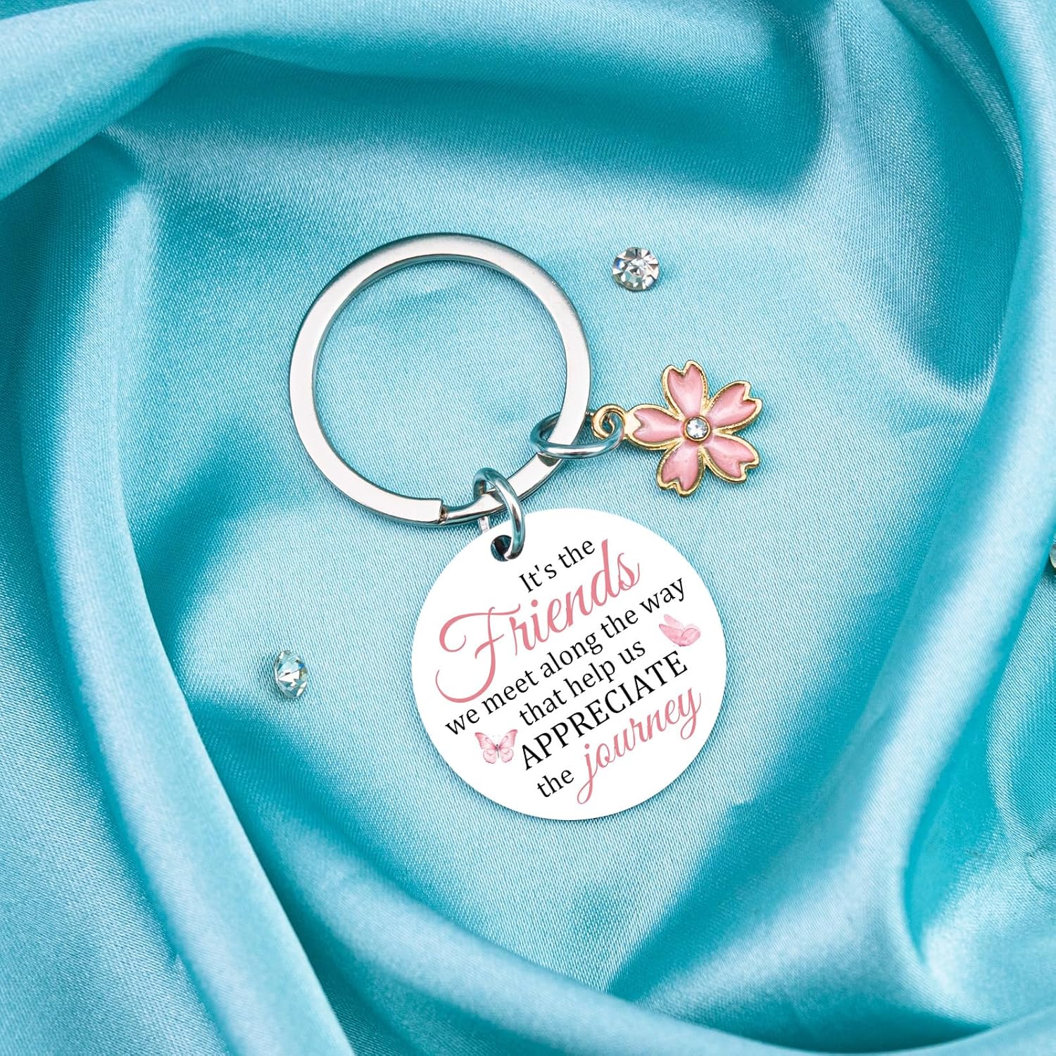 Aisity Mothers Day Gifts for Friend Best Friend Keychain for Women Unique Friendship Gifts for Women Friends Small Gift for Friends Female Teen Girls Cute Christmas Birthday Mothers Day Gift - Image 2