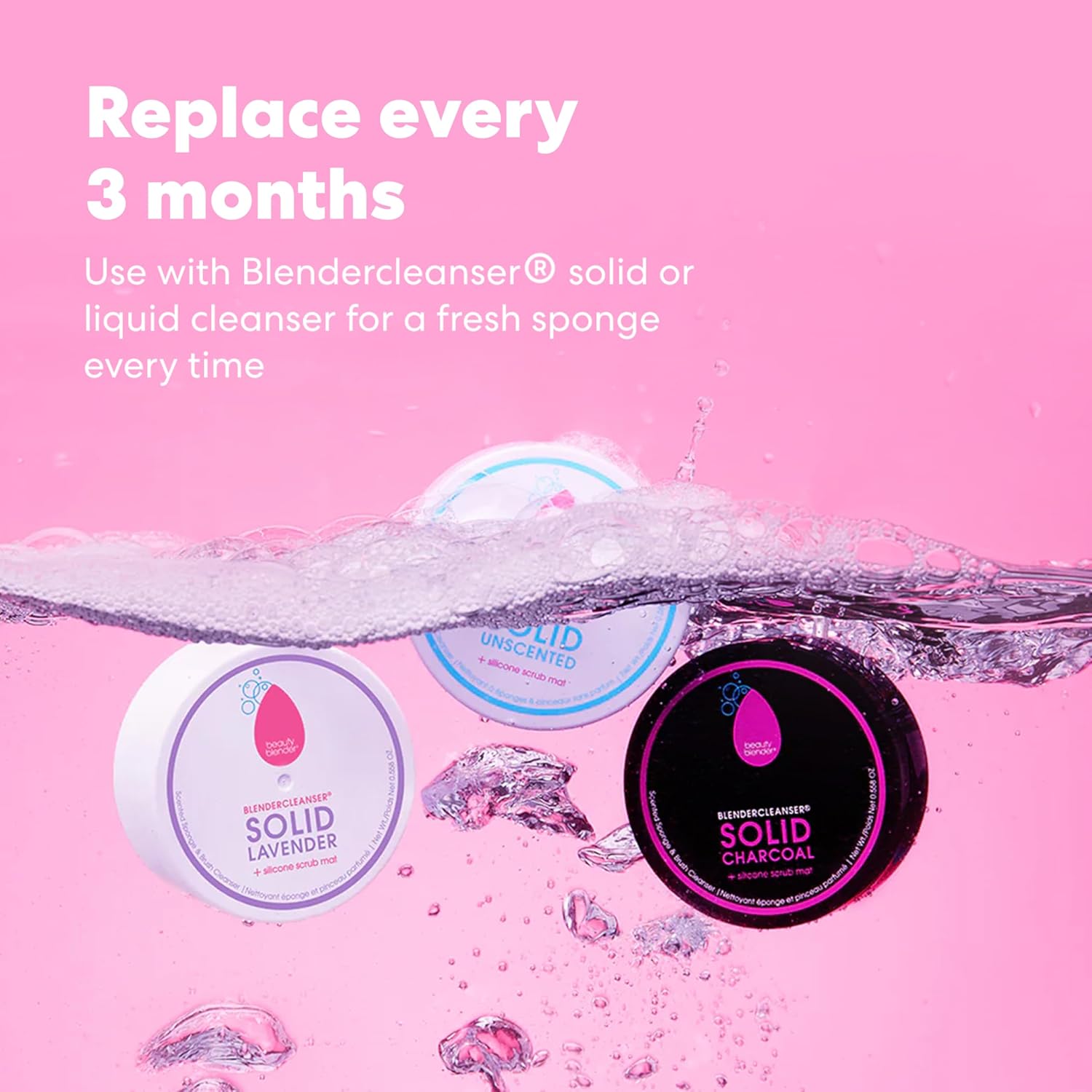 Beautyblender® | Original Pink Beauty Blender Makeup Sponge, Super-Soft Foam Easily Blends Foundations, Powders & Creams, Made in USA, Reusable, Washable, Streak Free Application, Vegan, Cruelty Free - Image 4