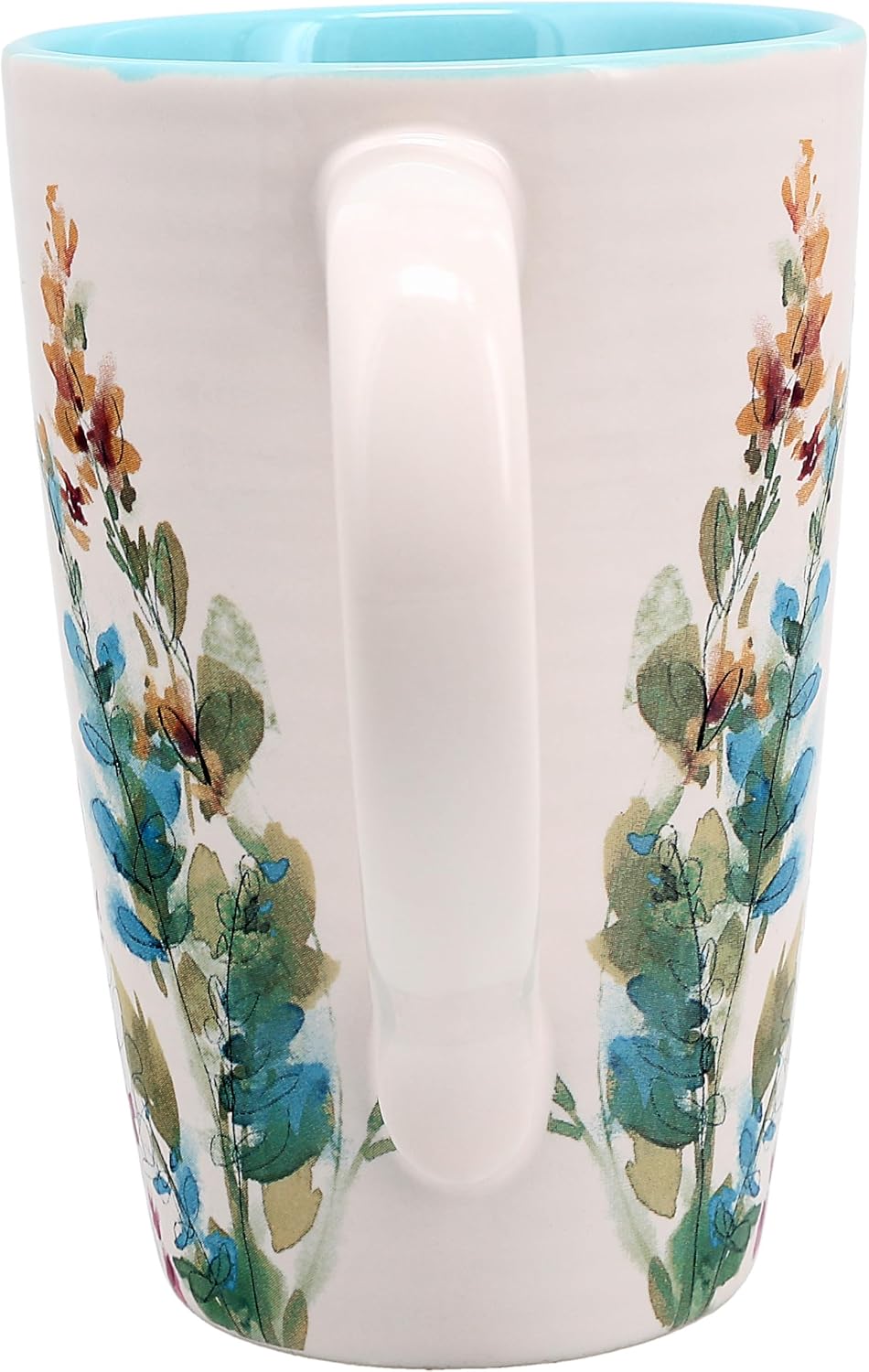 Pavilion Gift Company - Mom 17-ounce Cup, Floral Pattern Coffee Mug, Butterfly Coffee Cup, Spring Summer Kitchen Ideas, Mom Gifts Microwave & Dishwasher Safe, 1 Count, Cream - Image 2