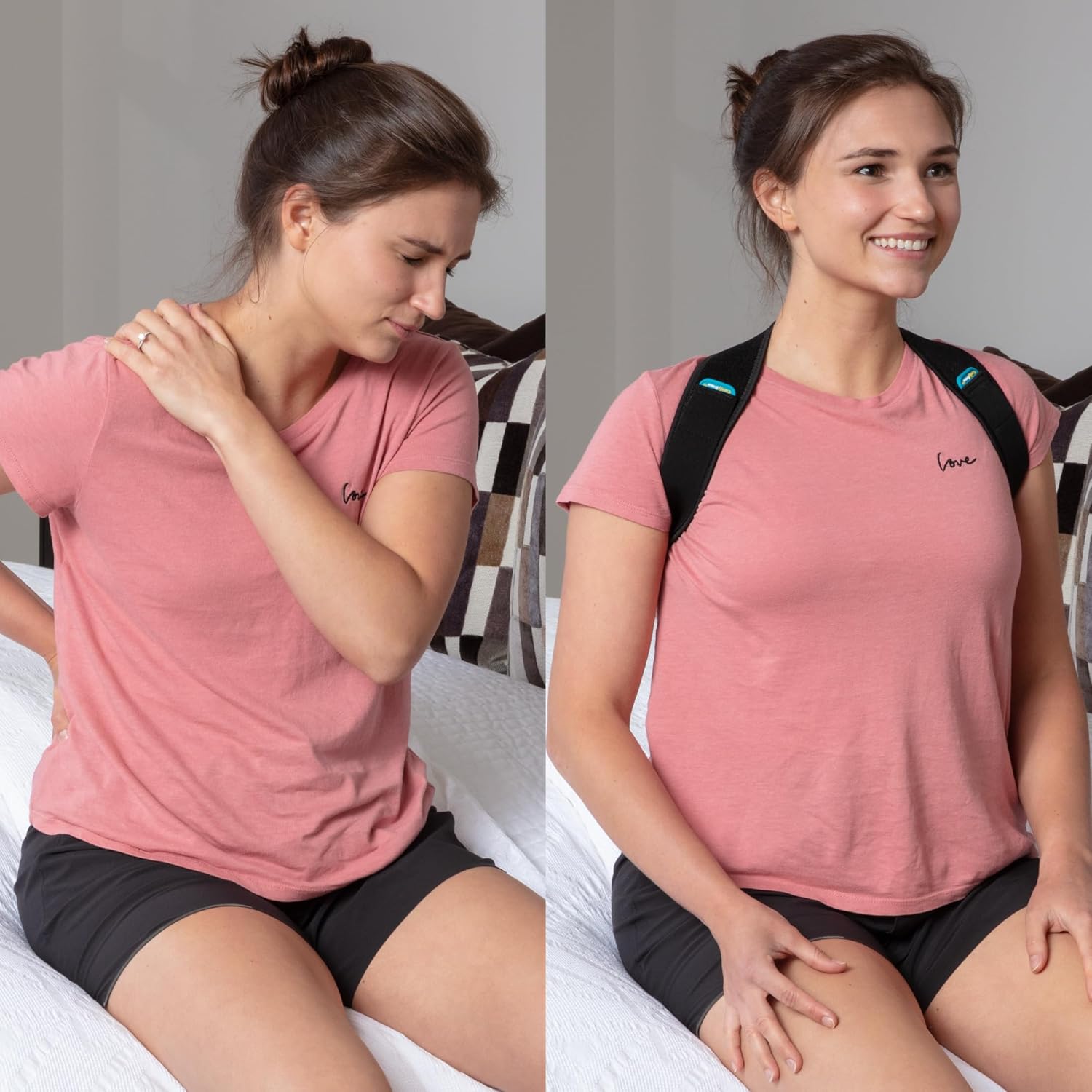 ComfyBrace Posture Corrector-Back Brace for Men and Women- Fully Adjustable Straightener for Mid, Upper Spine Support- Neck, Shoulder, Clavicle and Back Pain Relief-Breathable - Image 6