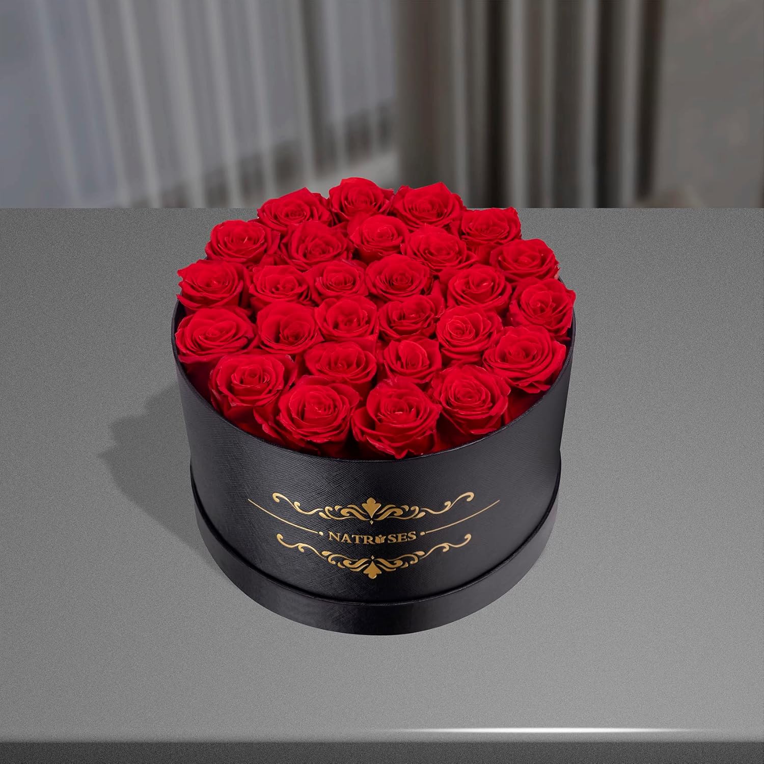 NATROSES Gifts for Her 27 Piece Forever Preserved Roses in a Box, Preserved Flowers for Delivery Birthday, Flowers Gifts for Mothers Day, Red - Image 2