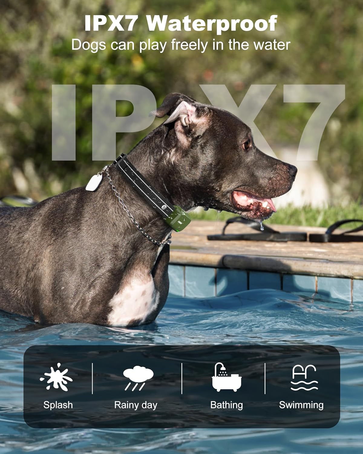Jugbow Dog Shock Collar - 4200FT Dog Training Collar with Remote Innovative IPX7 Waterproof with 4 Training Modes, Rechargeable E-Collar for All Breeds - Image 4
