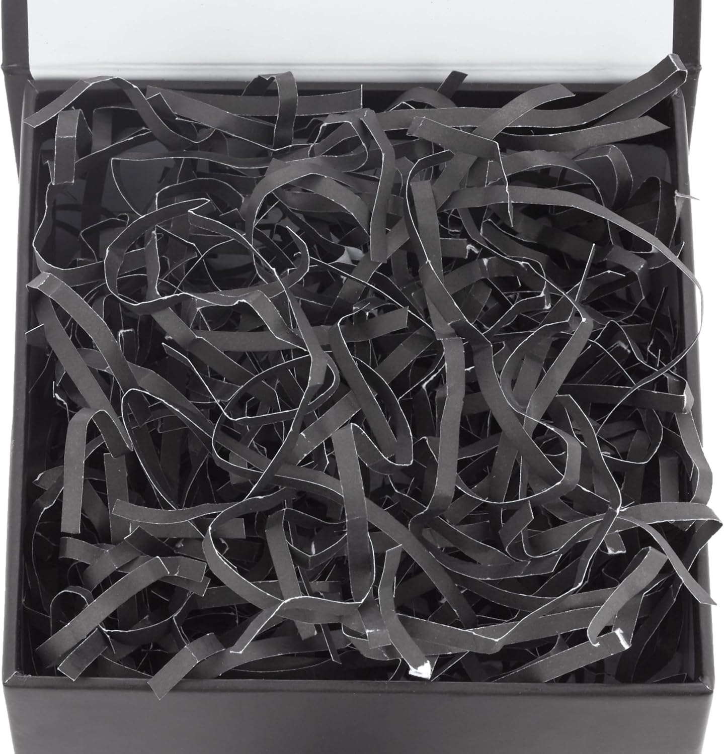 Hallmark Small Gift Box with Bow and Shredded Paper Fill (Black 4 inch Gift Box) for Weddings, Graduations, Birthdays, Father's Day, Groomsmen Gifts, All Occasion - Image 5