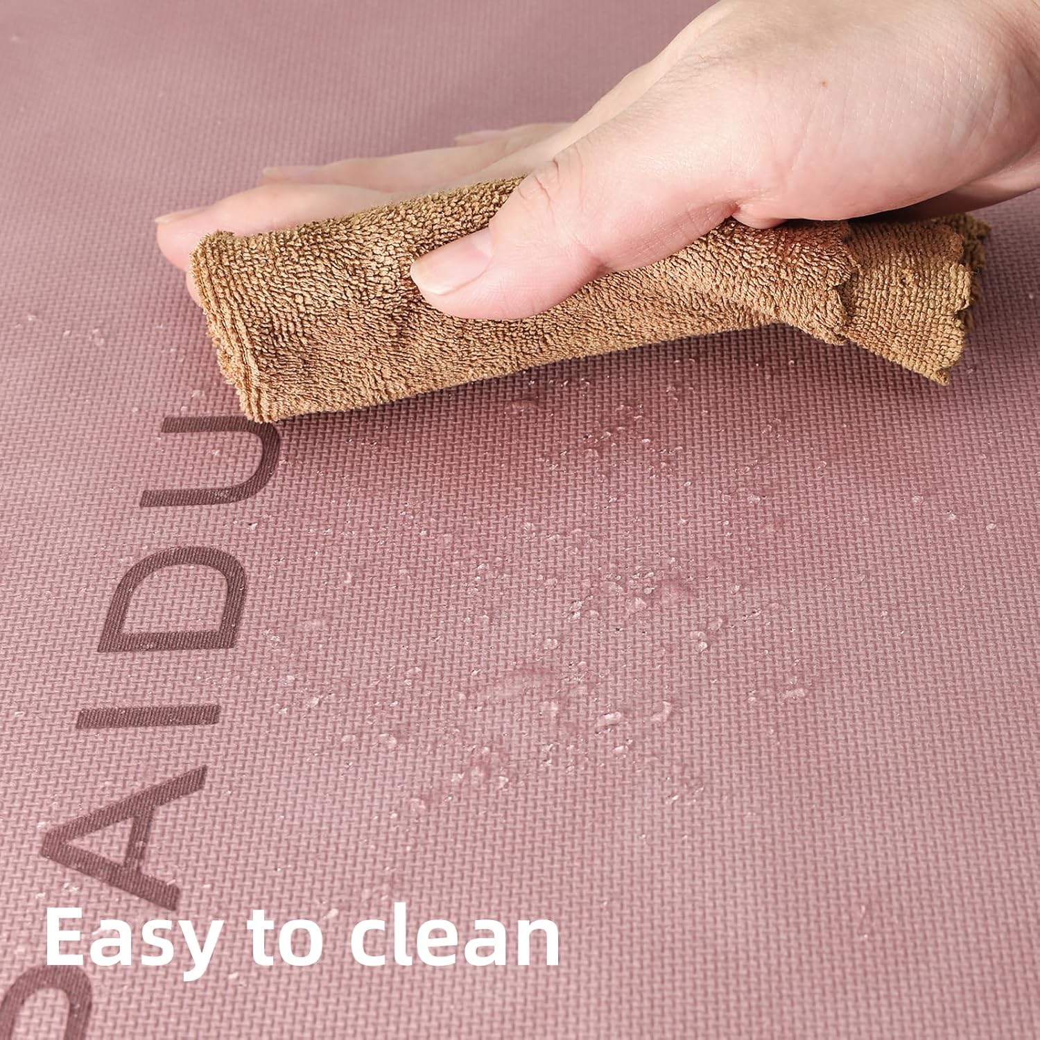 Yoga Mat Non Slip Anti-tear,extra thick-2/5 inch(10MM)High Resiliency Professional POE Yoga Mats for Women Men Kids,72"x24"inch,Workout, Yoga, Pilates and Floor Exercise, with Carrier Strap - Image 7