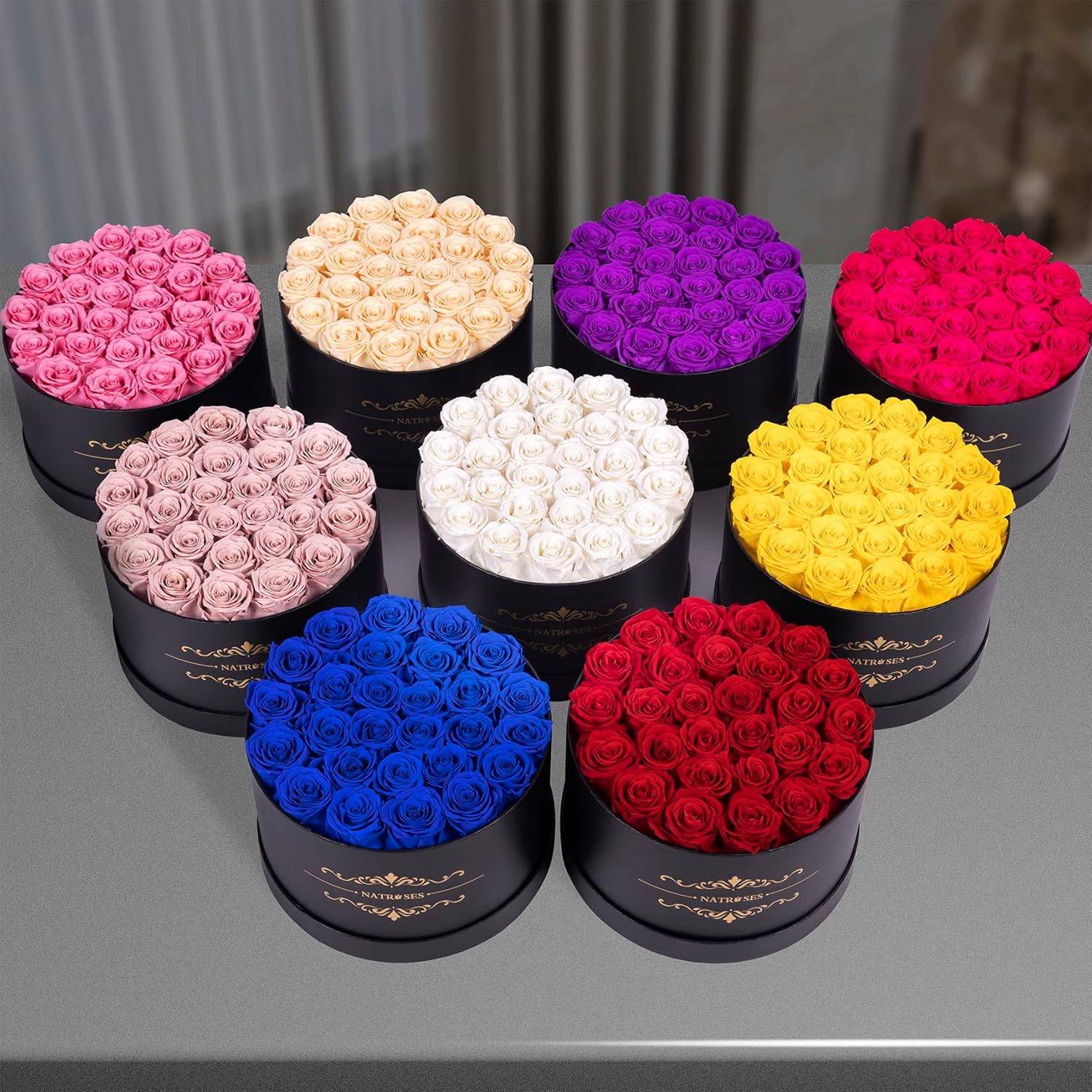 NATROSES Gifts for Her 27 Piece Forever Preserved Roses in a Box, Preserved Flowers for Delivery Birthday, Flowers Gifts for Mothers Day, Red - Image 5