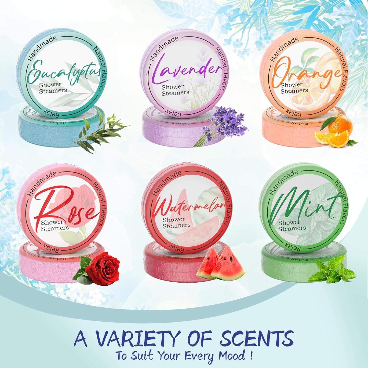 Shower Steamers Aromatherapy 8 Pack - Gifts for Women, Shower Bombs with Essential Oils, Self Care and Stress Relief Stocking Stuffers, Relaxation Birthday Gifts for Women and Men - Image 2