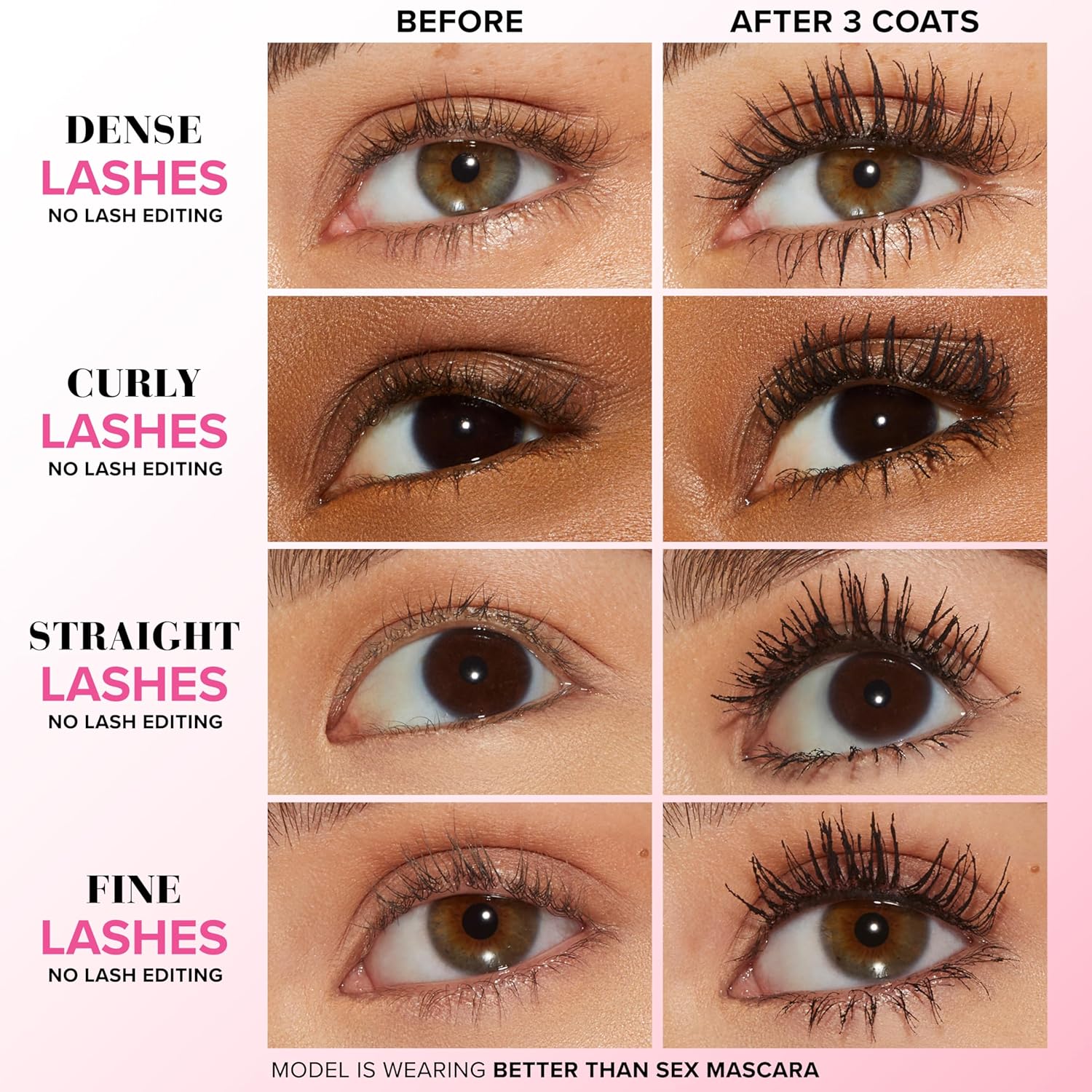 Too Faced Better Than Sex Volumizing Mascara | Dramatic Volume + Length | Cruelty Free - Image 2