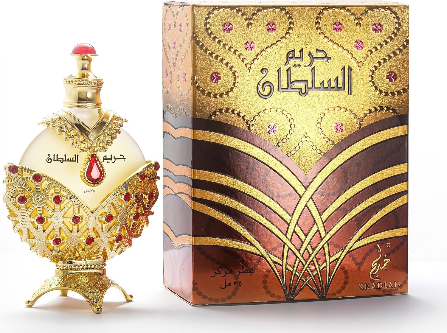 Khadlaj Hareem Al Sultan Gold for Women Concentrated Perfume Oil, 1.18 Ounce - Image 2