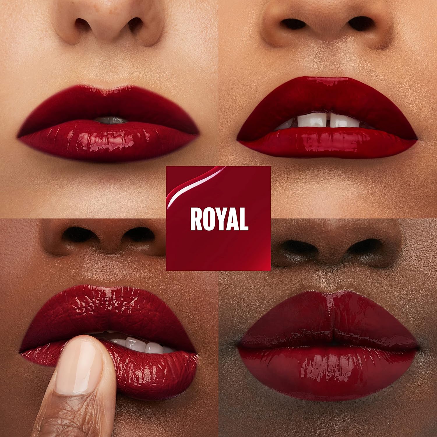 Maybelline Super Stay Vinyl Ink Longwear No-Budge Liquid Lipcolor Makeup, Highly Pigmented Color and Instant Shine, Royal, Deep Wine Red Lipstick, 0.14 fl oz, 1 Count - Image 3
