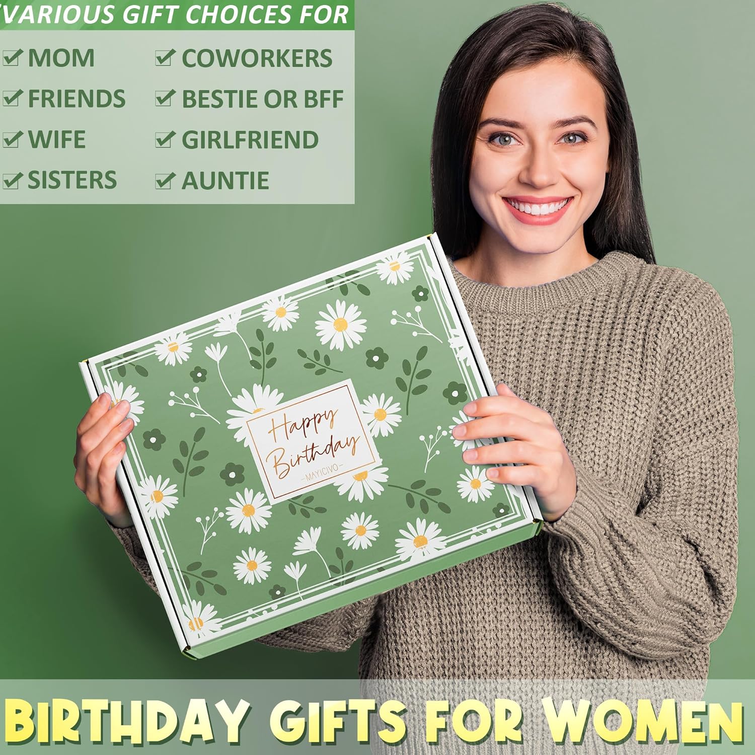 Birthday Gifts for Women Friendship, Unique Happy Birthday Gifts Basket for Mom Her Best Friend Sister Wife Girlfriend Coworker, Luxury Self Care Box Vanilla Coconut Relaxing Spa Gifts Set w/Blanket - Image 3