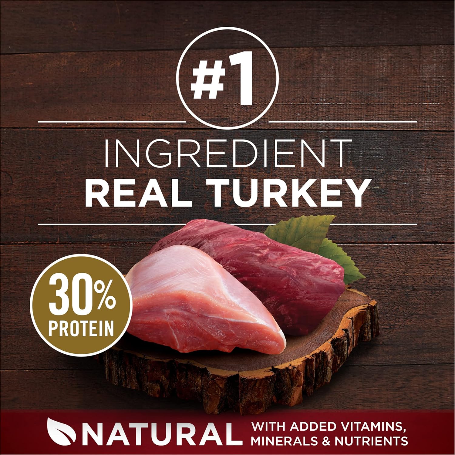 Purina ONE True Instinct With A Blend Of Real Turkey and Venison Dry Dog Food - 7.4 lb. Bag - Image 2