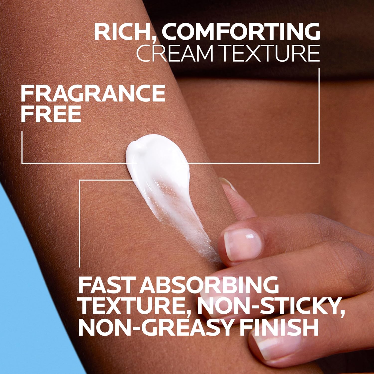 La Roche-Posay Lipikar AP+MAX Triple Repair Moisturizing Body Cream | Face & Body Lotion for Dry Skin with Shea Butter & Niacinamide | Gentle Moisturizer for Very Dry, Rough & Sensitive Skin - Image 4