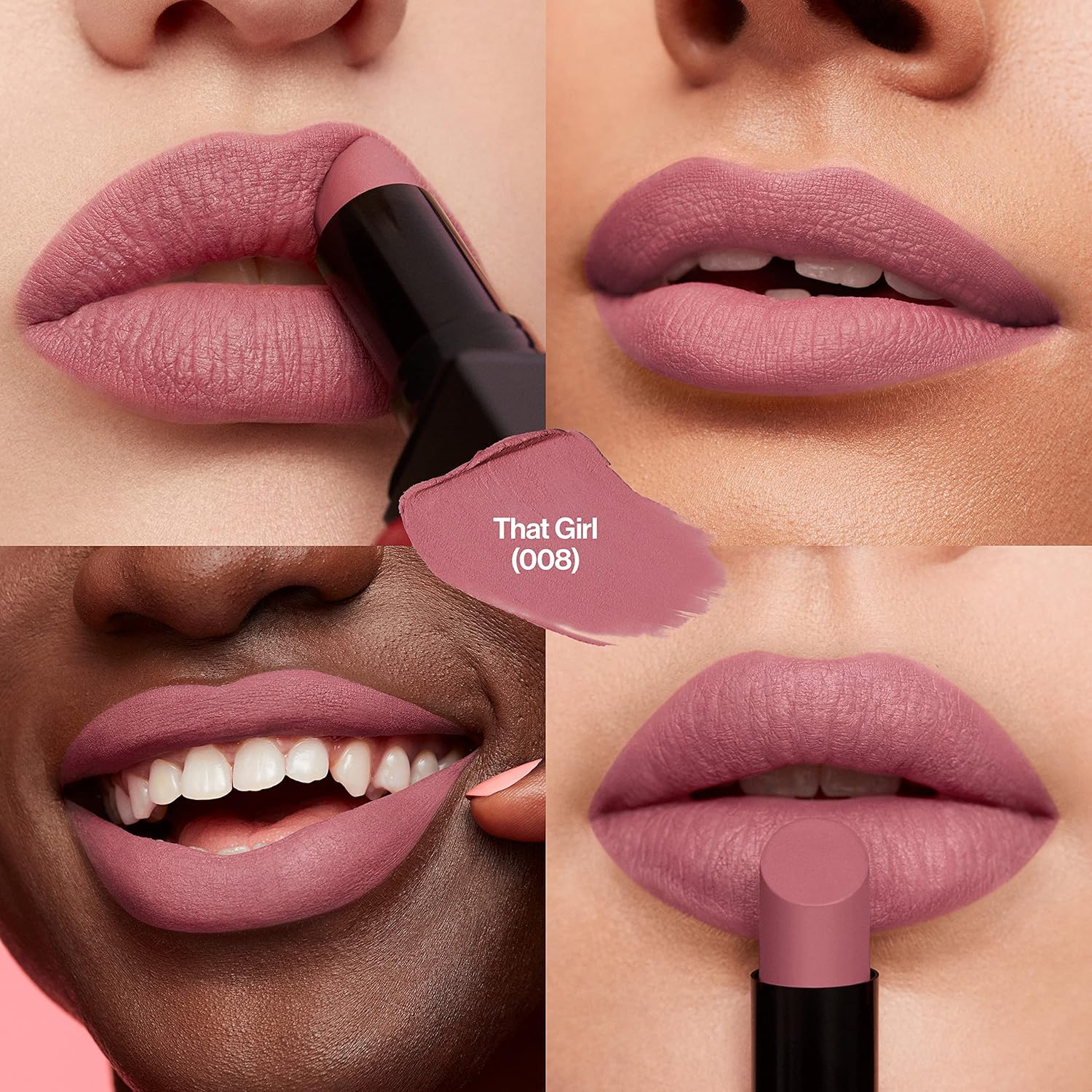 Revlon Lipstick, ColorStay Suede Ink, Built-in Primer, Infused with Vitamin E, Waterproof, Smudge-proof, Matte Color, 008 That Girl, 0.09 oz - Image 3