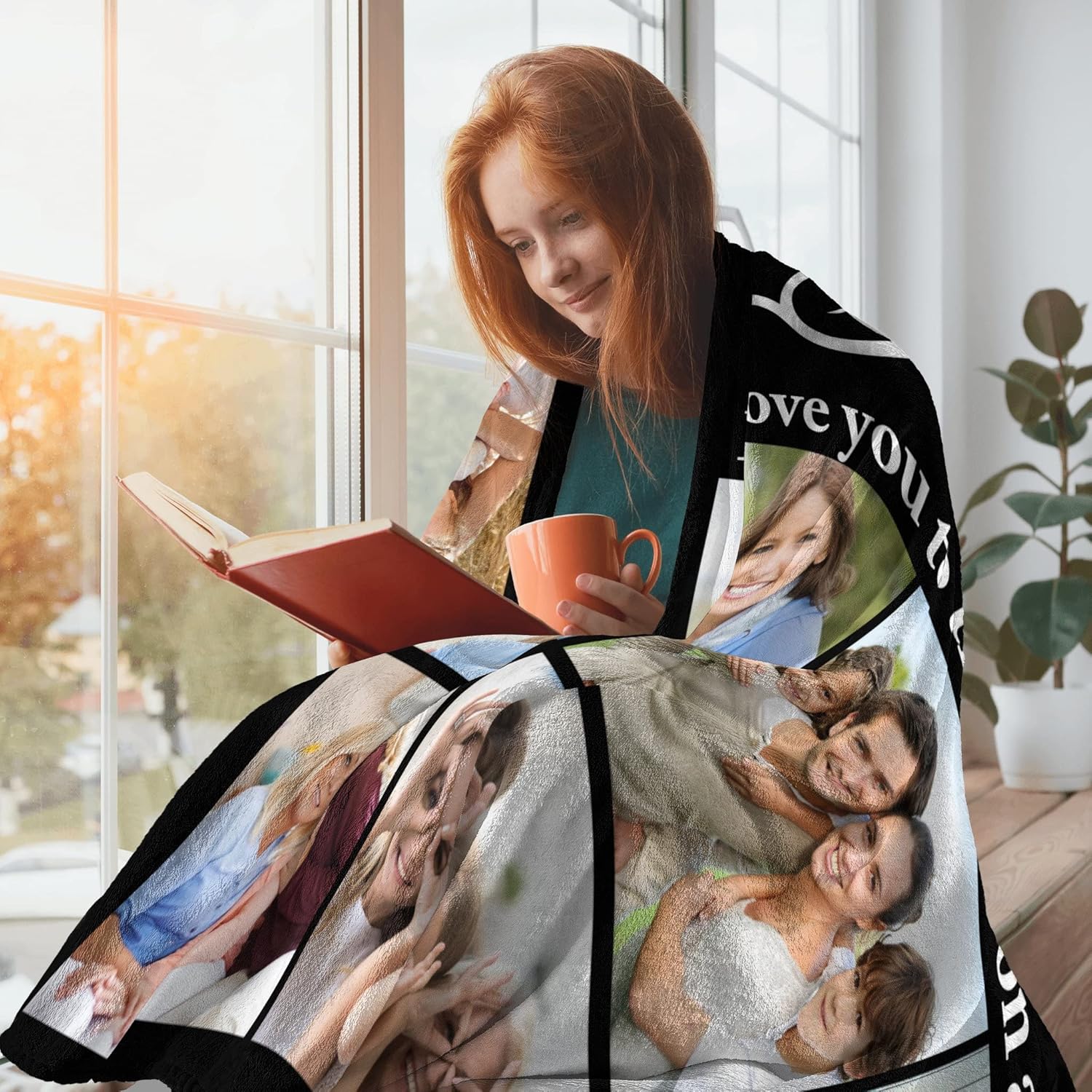 Personalized Mothers Day Blanket Gifts for Mom from Daughter Son Kids, Best Mom Ever Custom Blanket with Pictures Text, Birthday Anniversary for Wife from Husband - Image 3