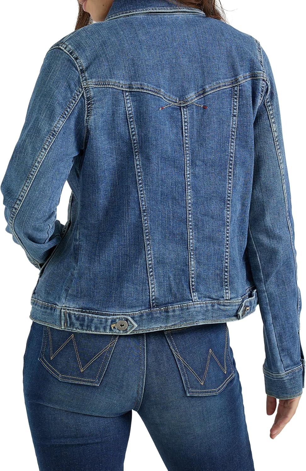 Wrangler Authentics womens Stretch Denim Jacket - Image 2