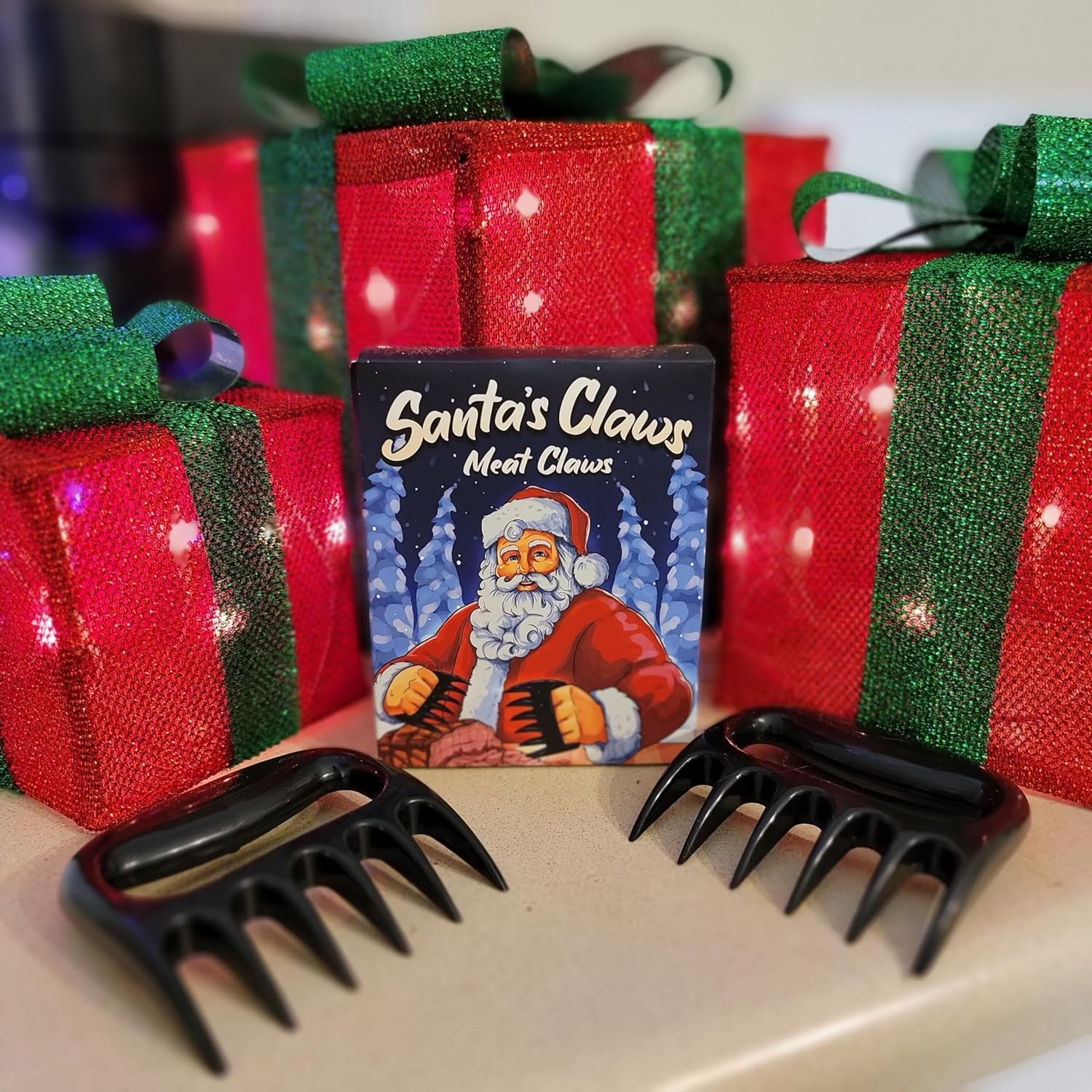 Meat Shredder Claws Shredding Stocking Stuffers for Men Women White Elephant Gifts Christmas Adults Dad Teens Gag Funny Novelty Stuffer Ideas Useful Gift BBQ Grilling Santa Unique Coolest Presents - Image 4