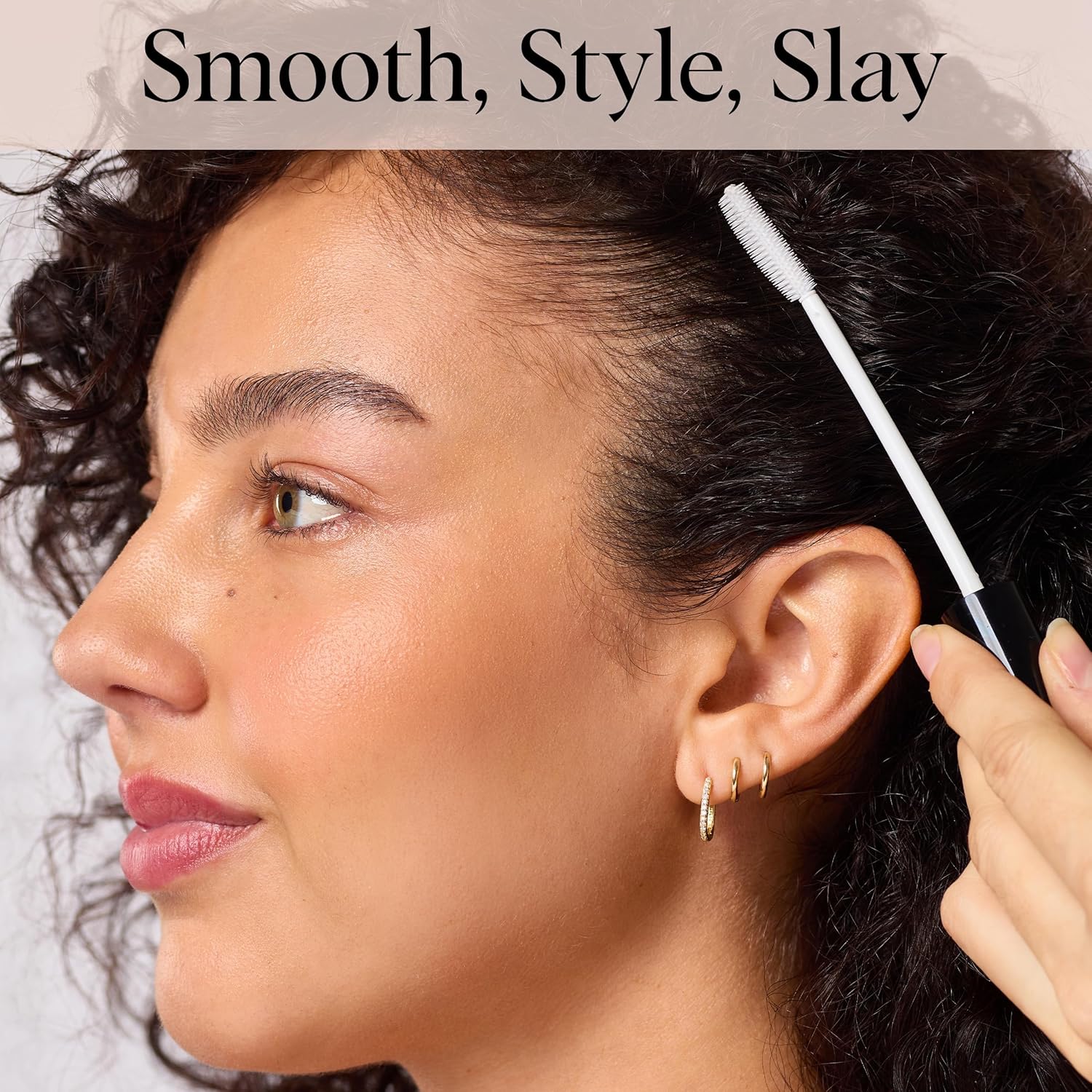 Kitsch Hair Taming Wand - Fly Away Stick For Hair with Biotin, Aloe & Vitamin E | Clear Hair Mascara for Flyaways, Slick Back Style | Travel Size, Ideal Gifts for Women - 18mL - Image 3