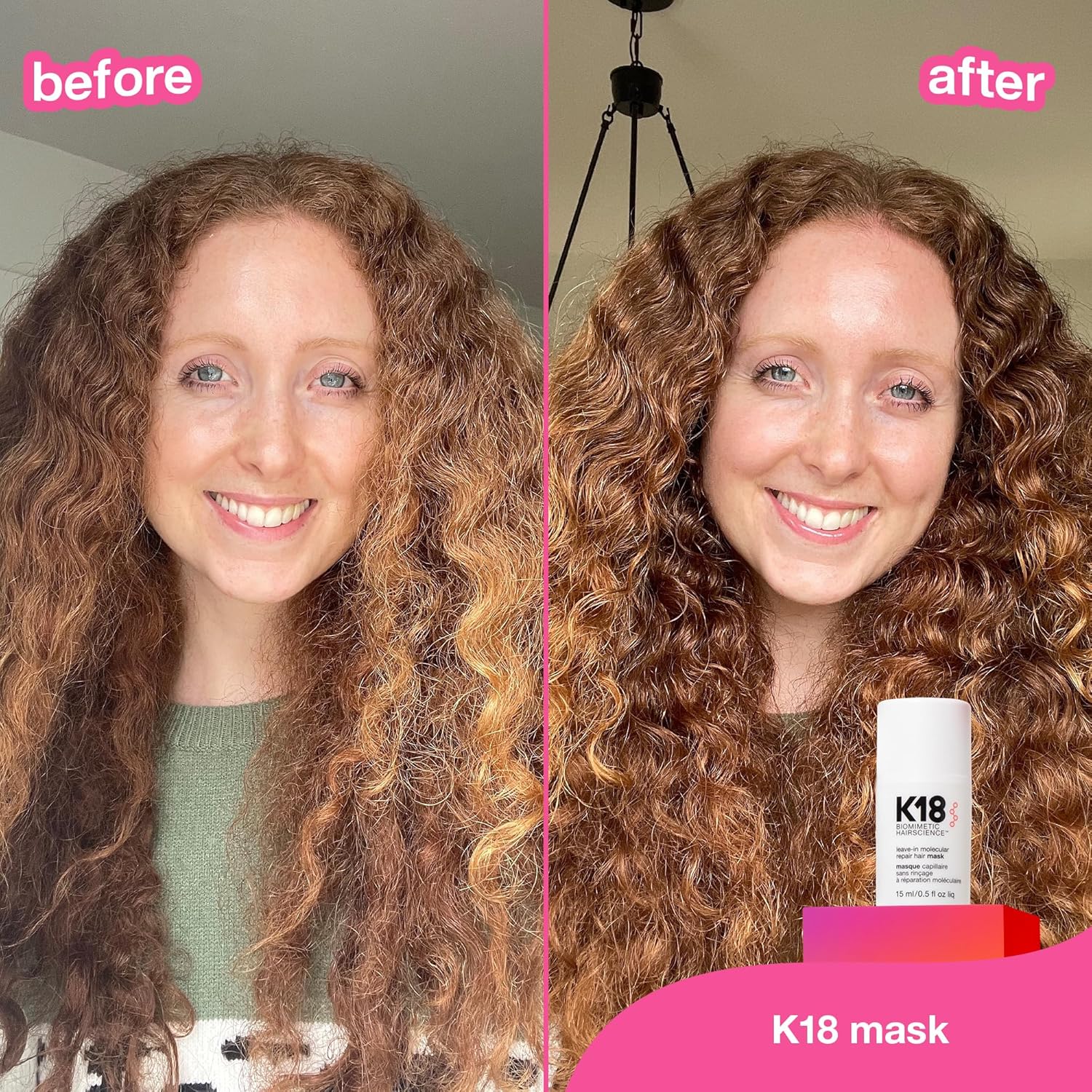 K18 Leave-In Molecular Repair Hair Mask, Patented, Lasting Repair For Dry, Frizzy, Damaged Hair, Reverse Damage In 4 Minutes From Bleach, Color, Chemical Services + Heat - Image 4