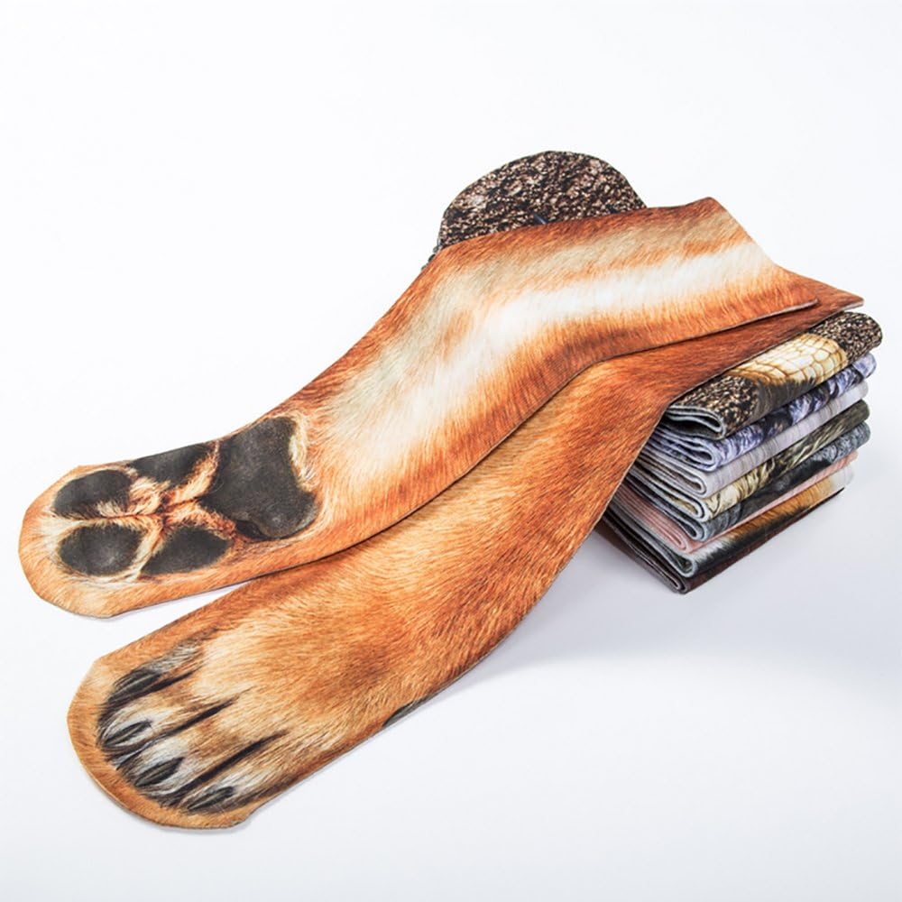 xywlwoer White Elephant Gifts for Adults-Animal Paw Socks, Gag Christmas Gifts Stocking Stuffers for Women Men Teen Boys Girl - Image 2
