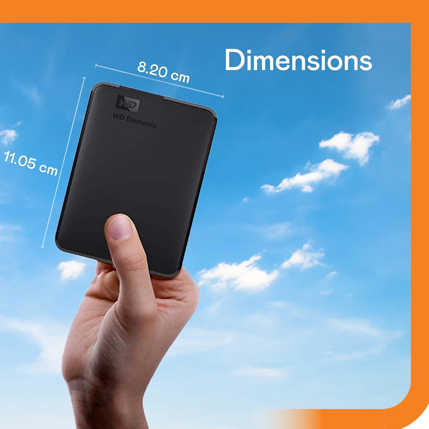 Western Digital WD 5TB Elements Portable External Hard Drive for Windows, USB 3.2 Gen 1/USB 3.0 for PC & Mac, Plug and Play Ready - WDBU6Y0050BBK-WESN - Image 3