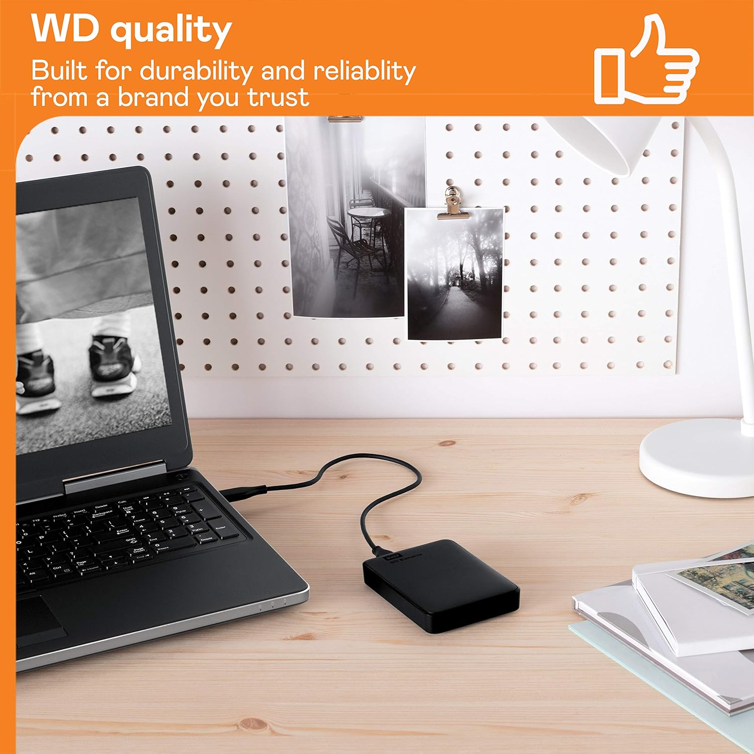 Western Digital WD 5TB Elements Portable External Hard Drive for Windows, USB 3.2 Gen 1/USB 3.0 for PC & Mac, Plug and Play Ready - WDBU6Y0050BBK-WESN - Image 4
