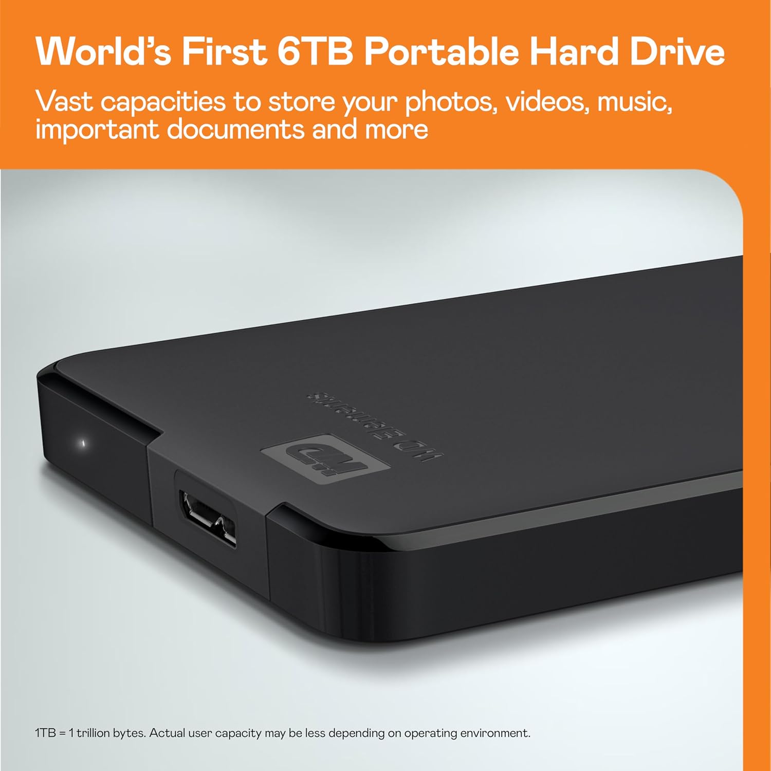 Western Digital WD 5TB Elements Portable External Hard Drive for Windows, USB 3.2 Gen 1/USB 3.0 for PC & Mac, Plug and Play Ready - WDBU6Y0050BBK-WESN - Image 7