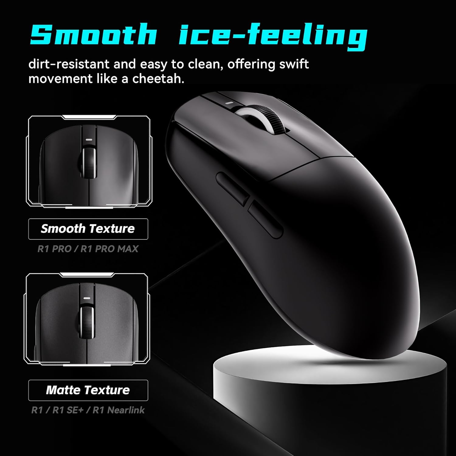 ATK VXE Dragonfly R1 Pro Max Wireless Gaming Mouse, 54g Lightweight, PAW3395 Sensor, Adjustable DPI, 4k Polling, 150 Hr Battery Life, Dual-Mode 2.4G/Wired - Image 6